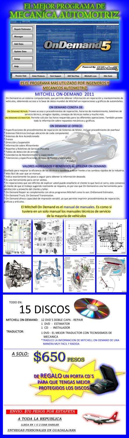 programa de mecanica mitchell on-demand 2011