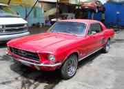FORD MUSTANG 1967 HARD TOP AUTOMATICO ROJO IMPECABLE