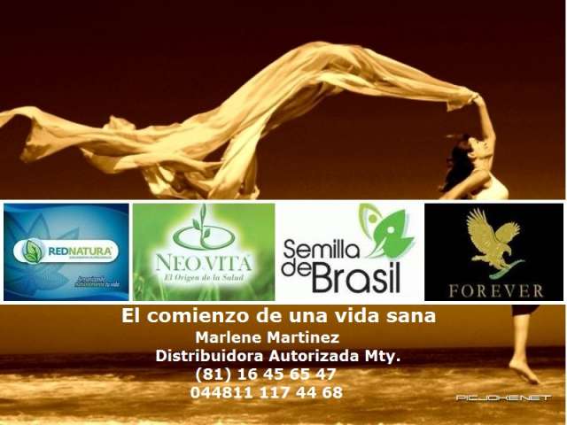 Red natura, neo vita, forever living, semilla de brasil en Monterrey -  Salud y belleza | 463524