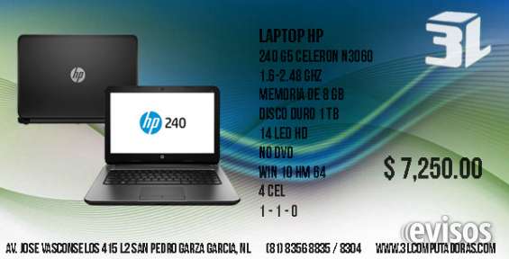 Laptop hp 240 g5 $7250